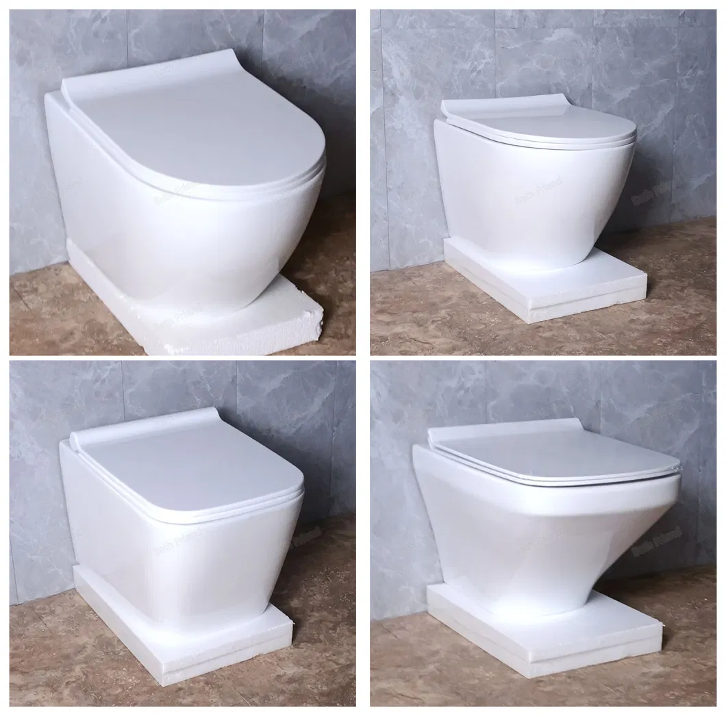 Modern Style Main Sell Toilets Hanging Wc EU Market Top Selling Bathroom Ceramic Rimless Wall Hung Toilet