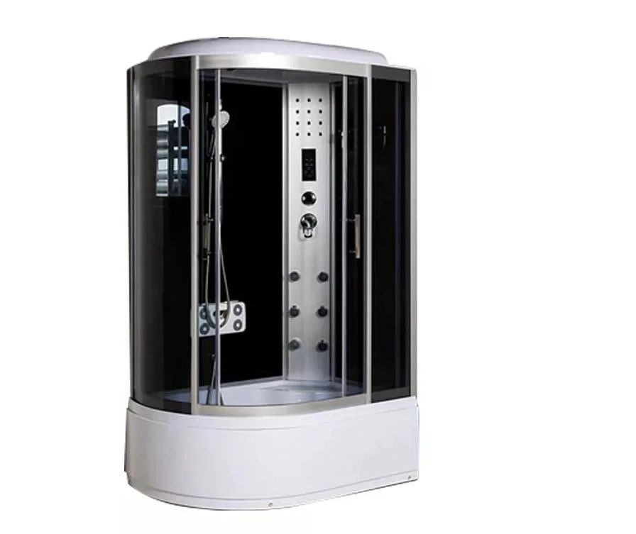 Popular Bathroom Complete Acrylic Steam Shower Room with Whirlpool Tub