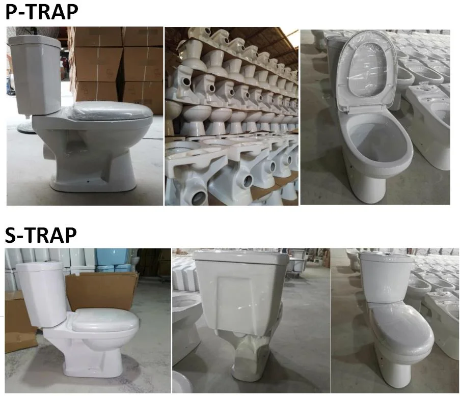 White Ceramic Two Piece Water Closet