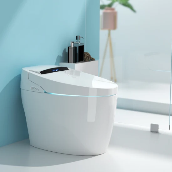 Automatisches europäisches Sensor-Badezimmer, intelligente beheizte Smart-Toilette