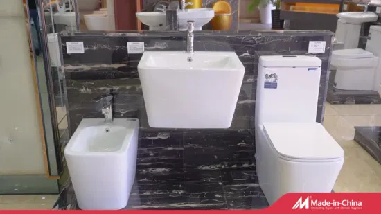 Keramik-Sanitärartikel, Badezimmermöbel, Wasserklosett, einteilige Toilette (Hz5546)